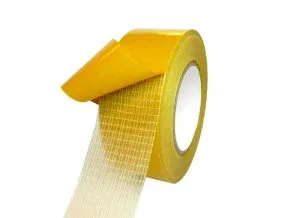 Скотч двухстроронний тканевая основа CYCLONE 50мм*10м