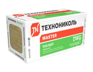  Плиты минераловатные РОКЛАЙТ (8 плит) 1200х600х50 мм 0,288 м3/5,76 м2 упак.)
